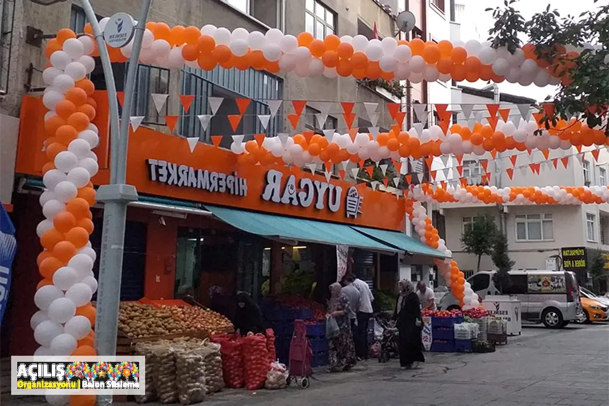 Dış cephe açılış dekoru