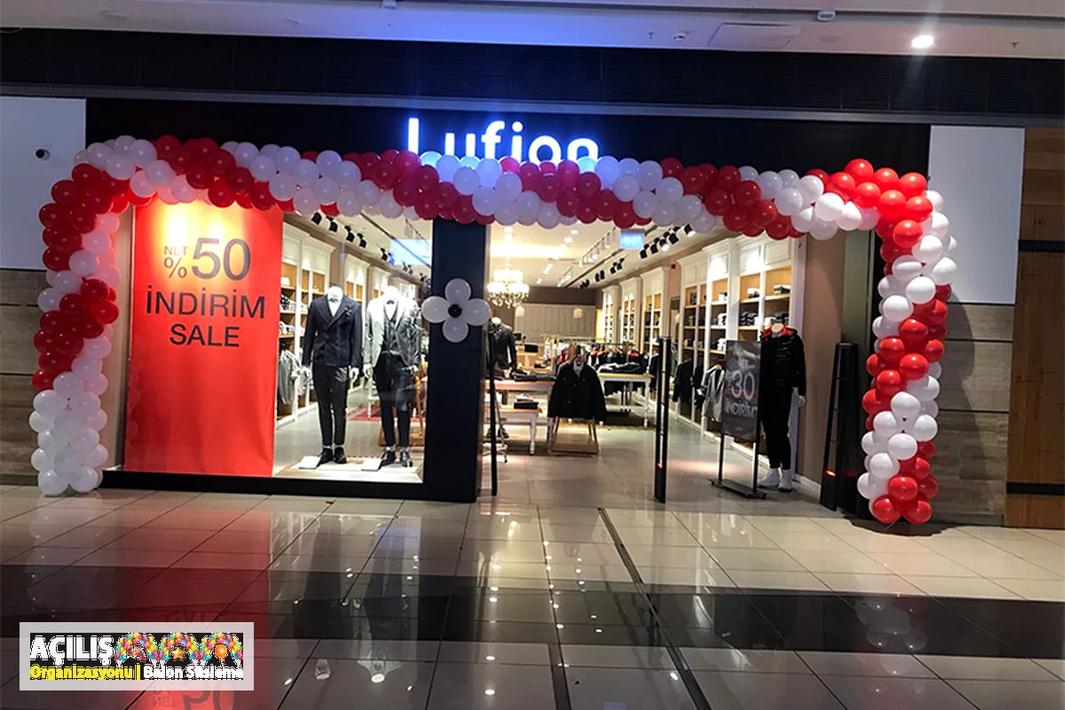 Mağaza girişi balon uygulaması