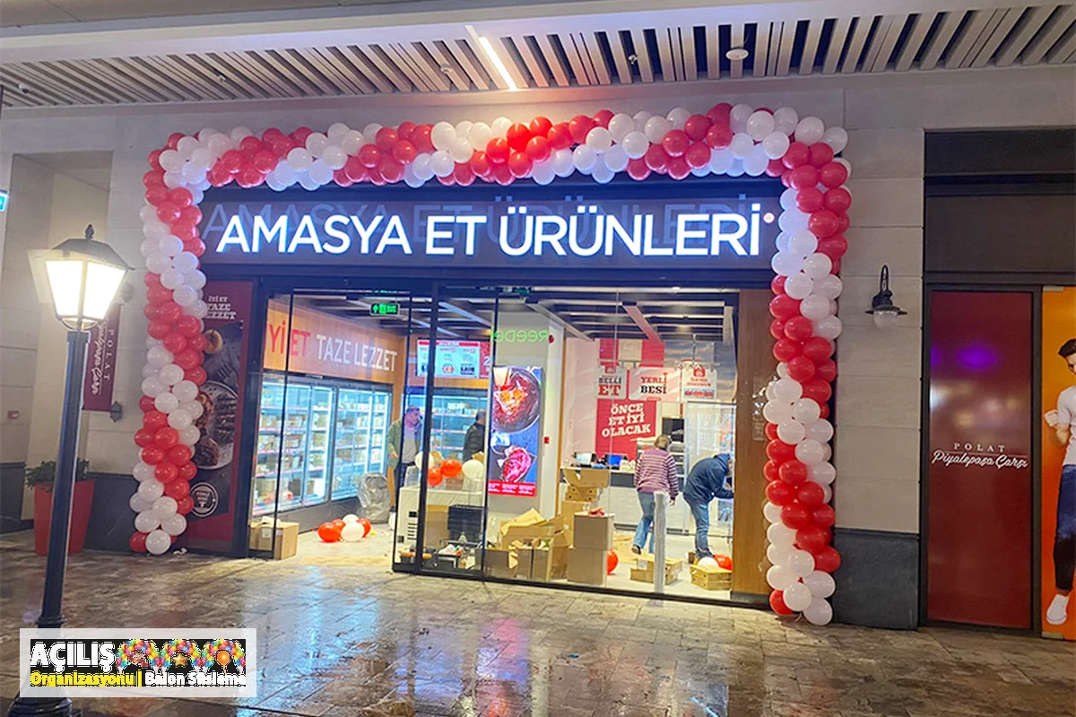 İşyeri açılış süslemesi