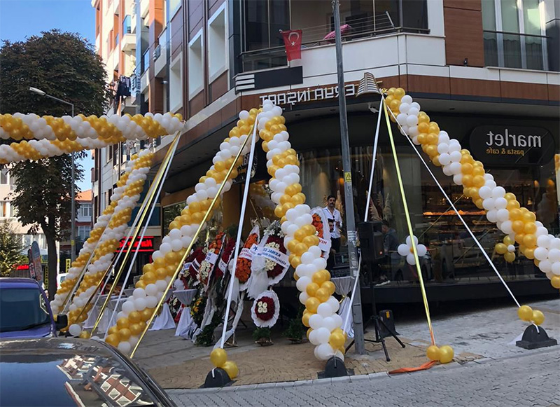İstanbul açılış organizasyonu ve balon süsleme hizmet bölgeleri